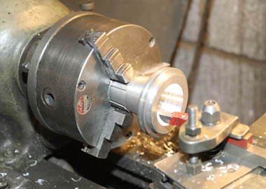 Starting to open out bell profile